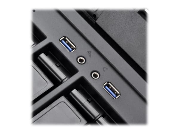 SilverStone Case Storage CS380 V2 - Tower - ATX - ingen strömförsörjning (ATX / PS/2) - svart - USB/ljud