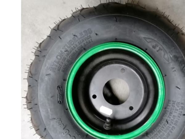 Hjul Komplet Grøn til Renegade 1200W 48V og 70CC