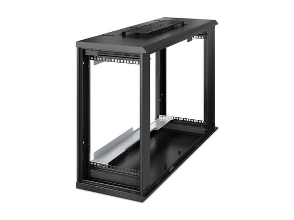 APC NetShelter WX AR106VI - Skåp - väggmontering - svart - 6U - 19"