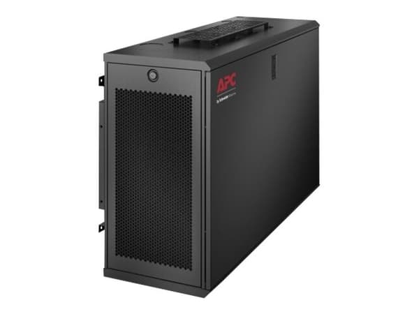 APC NetShelter WX AR106VI - Skåp - väggmontering - svart - 6U - 19"