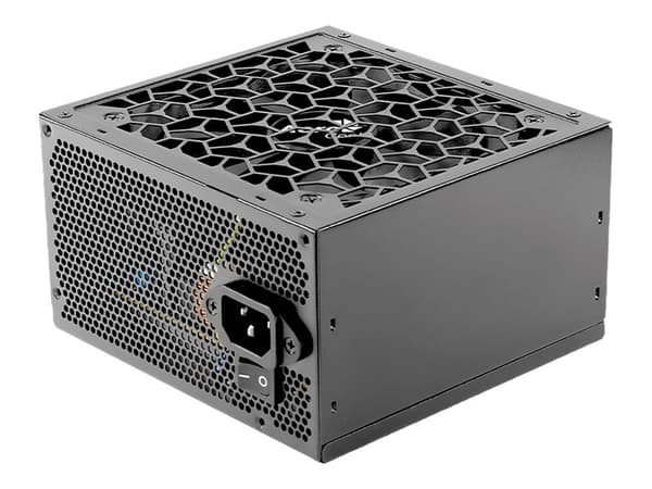 AeroCool AERO BRONZE 550W - Strømforsyning (intern) - ATX12V 2.52 - 80 PLUS Bronze - AC 200-240 V - 550 watt - aktiv PFC - matt svart Sort