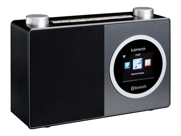 Lenco DIR-70 - Nettverkslydspiller - 3 watt (Total) - svart