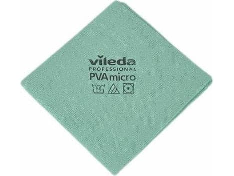 Microfiberklud PVAmicro 38x35cm grøn,5 stk/pk