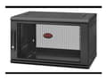 Miniatyrbild 4 av 5: APC NetShelter WX AR106SH4 - Skåp - väggmontering - svart - 6U - 19"