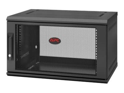 APC NetShelter WX AR106SH4 - Skåp - väggmontering - svart - 6U - 19"