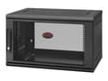 Miniatyrbild 2 av 5: APC NetShelter WX AR106SH4 - Skåp - väggmontering - svart - 6U - 19"