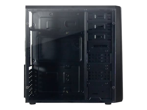 Inter-Tech B-42 RGB, Tower, PC, Musta, ATX, mikro ATX, Metalli, Pelaaminen