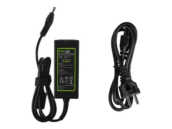 Green Cell PRO - Strömadapter - AC - 45 Watt - svart - för Toshiba Satellite C50, C75, C870, U940, U940/01, U940/K002, U945, Z830, Z930, Z930/011