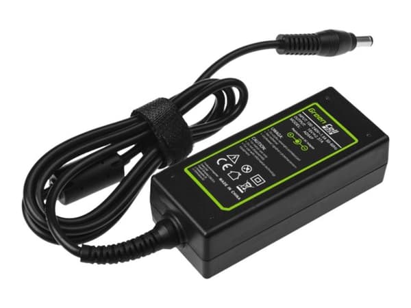 Green Cell PRO - Strömadapter - AC - 45 Watt - svart - för Toshiba Satellite C50, C75, C870, U940, U940/01, U940/K002, U945, Z830, Z930, Z930/011