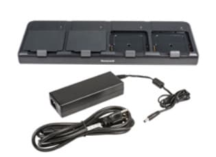 Honeywell Quad Battery Charger - Batterilader - utgangskontakter: 4 - Europa - for P/N: 318-055-002