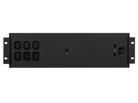 EVER SINLINE 1600 USB HID - UPS (rackversion) - AC 230 V - 1040 Watt - 1600 VA - 5 At - USB - output-stikforbindelser: 6 - 3U - 19"