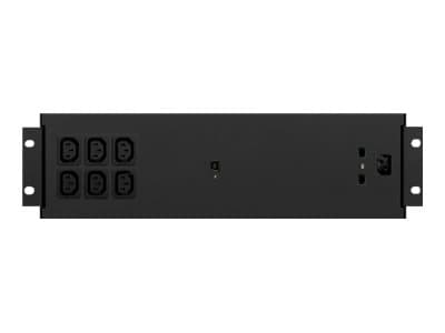 EVER SINLINE 1600 USB HID - UPS (rackversion) - AC 230 V - 1040 Watt - 1600 VA - 5 At - USB - output-stikforbindelser: 6 - 3U - 19"