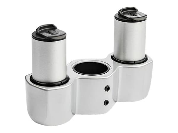 StarTech.com ARMQUADPS montering/stativ for skjerm 68,6 cm (27") Klemmer Sølv