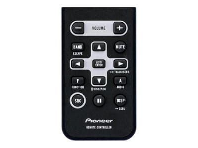 Pioneer CD-R320 - Kaukosäädin - Infrapuna - DEH-5000UB, 50UB -laitteille musta
