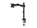 Miniatyrbild 4 av 5: Fellowes Reflex Single Monitor Arm - Monteringssats - justerbar arm - för Bildskärm - metall - svart, RAL 9017 - skärmstorlek: upp till 32 tum - disk