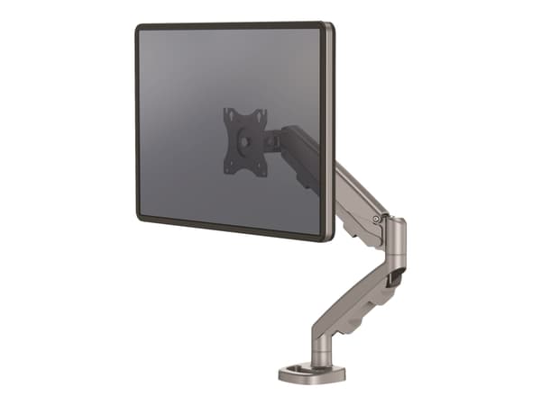 Fellowes Eppa - Monteringssats (bildskärmsarm, gasfjäder) - för Bildskärm - stål - silver, RAL 9023 - skärmstorlek: 39" - klämma, monterbar, skyddshy