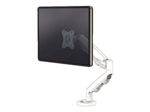 Fellowes - Monteringssett - justerbar arm - for Skjerm - stål - hvit, RAL 9016 - skjermstørrelse: 10"-39" - klemmemonterbar, malje, skrivebordsmonter