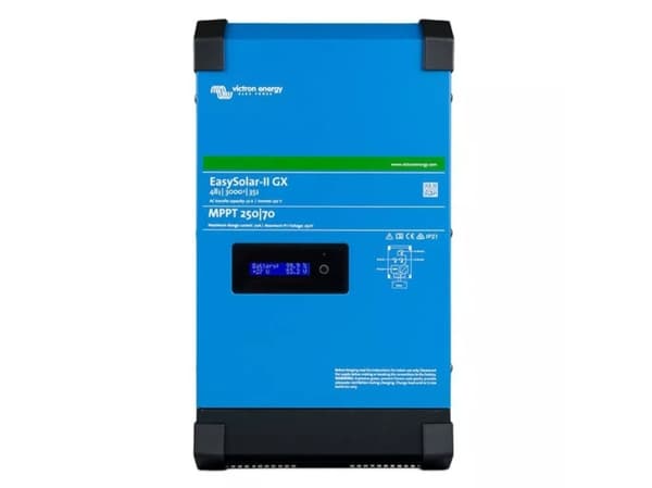 Victron Energy Inverter EasySolar ll 250/70 GX 3000 W - 230 V/AC integroitu lataussäädin, voidaan kauko-ohjata