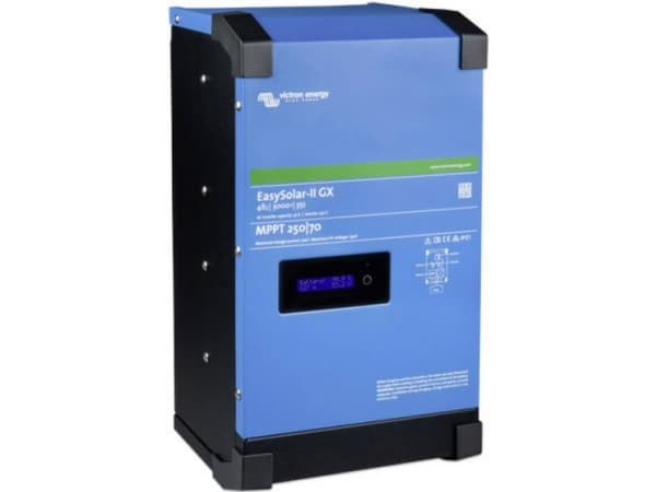 Victron Energy Inverter EasySolar ll 250/70 GX 3000 W - 230 V/AC integroitu lataussäädin, voidaan kauko-ohjata