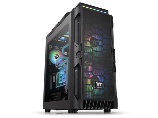 Thermaltake Level 20 RS ARGB - Tower - ATX - sidepanel med vindu (herdet glass) - ingen strømforsyning (PS/2) - svart - USB/lyd
