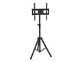 Miniatyrbilde 2 av 5: TECHly - Stativ - universal tripod - for TV - plastikk, stål - svart - skjermstørrelse: 17"-60" - plassering på gulv