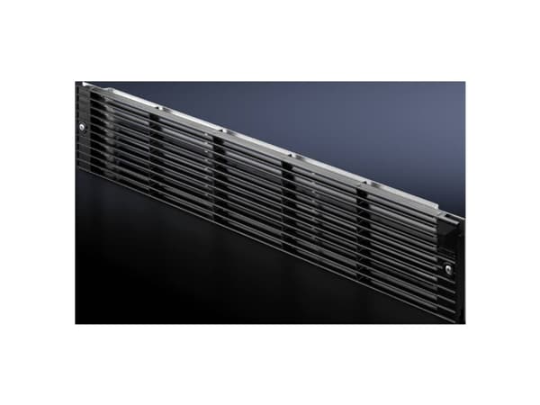 Rittal SK 3176.000, Tyhjä tuuletuspaneeli, Musta, 2U, 360 g, 1 kpl