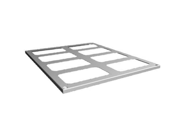 Rittal SV 9681.568, Racktopp, Grå, Stål, 600 mm, 800 mm, 1,5 mm