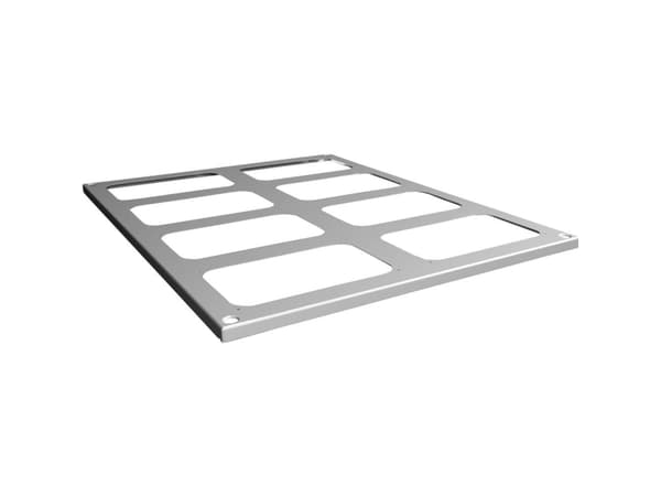 Rittal SV 9681.568, Racktopp, Grå, Stål, 600 mm, 800 mm, 1,5 mm