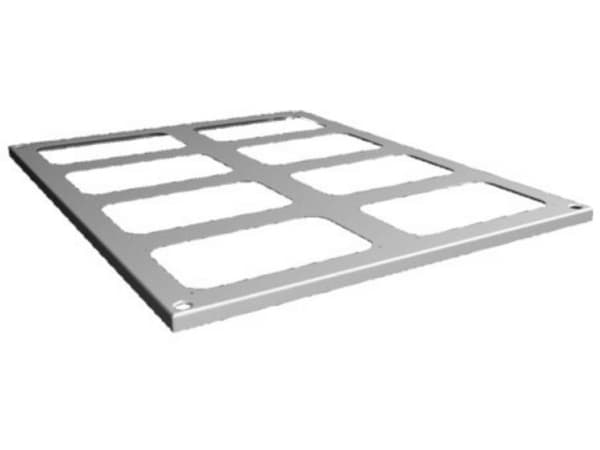 Rittal SV 9681.568, Racktopp, Grå, Stål, 600 mm, 800 mm, 1,5 mm