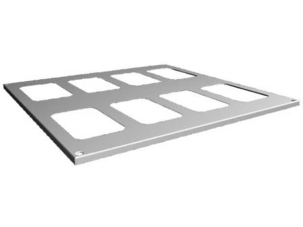 Rittal SV 9681.588, Racktopp, Grå, Stål, 800 mm, 800 mm, 1,5 mm