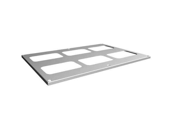 Rittal SV 9681.596, Racktopp, Grå, Stål, 850 mm, 600 mm, 1,5 mm