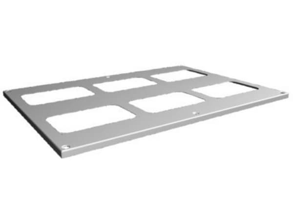 Rittal SV 9681.596, Racktopp, Grå, Stål, 850 mm, 600 mm, 1,5 mm