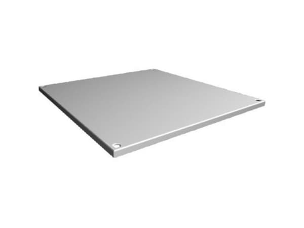 Rittal SV 9681.666, Racktopp, Grå, Stål, 600 mm, 600 mm, 1,5 mm