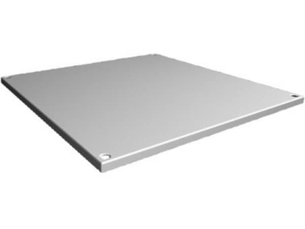 Rittal SV 9681.666, Racktopp, Grå, Stål, 600 mm, 600 mm, 1,5 mm