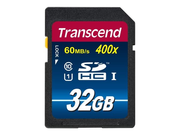 Transcend SDHC Class 10 UHS-I (Premium) - Flashminnekort - 32 GB - UHS Class 1 / Class10 - SDHC UHS-I