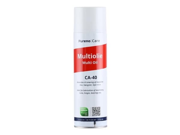 Pureno multiolie 500ml - Kulsyre, syrefri olie t/smøring &amp; rustbeskyt.