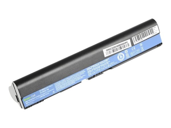 Green Cell - Batteri til bærbar PC (tilsvarer: Acer AL12B32, Acer AL12A31) - litiumion - 6-cellers - 4400 mAh - svart - for Aspire V5-121, V5-131, V5