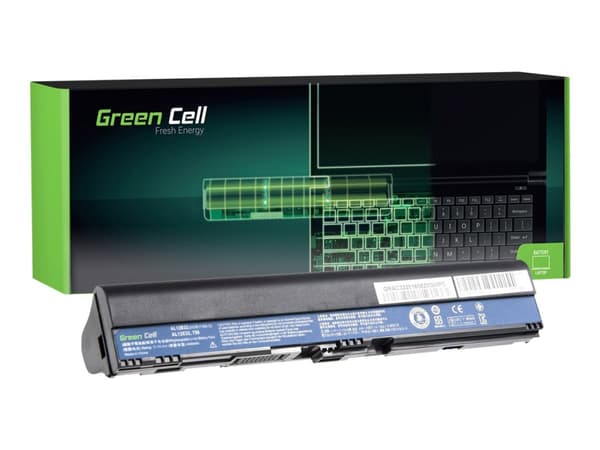 Green Cell - Batteri til bærbar PC (tilsvarer: Acer AL12B32, Acer AL12A31) - litiumion - 6-cellers - 4400 mAh - svart - for Aspire V5-121, V5-131, V5
