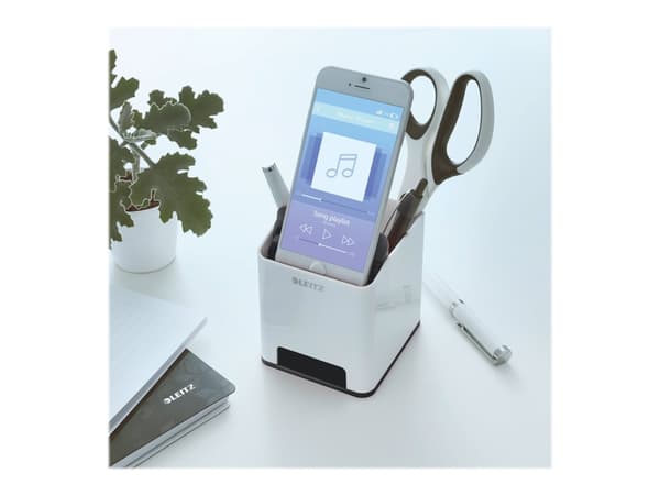 Leitz WOW Sound - Pennhållare - polystyren (PS) - svart