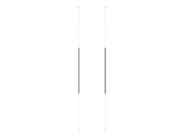 Multibrackets M Wiremount Pro OM55N-D - Brakett - for LCD-skjerm - plastikk, ståltråd - svart - skjermstørrelse: 55" - monteringsgrensesnitt: inntil