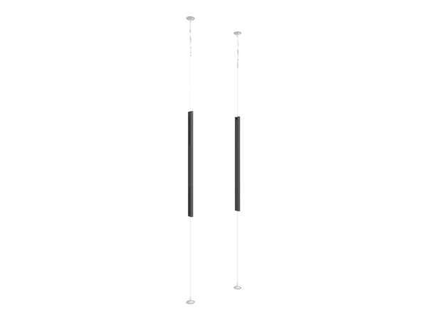Multibrackets M Wiremount Pro OM55N-D - Brakett - for LCD-skjerm - plastikk, ståltråd - svart - skjermstørrelse: 55" - monteringsgrensesnitt: inntil