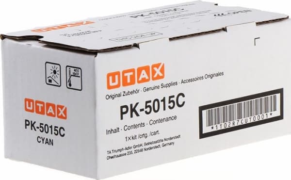 UTAX PK-5015C - Cyan - original - tonerpatron - for Triumph-Adler P-C2650DW, P-C2655W MFP