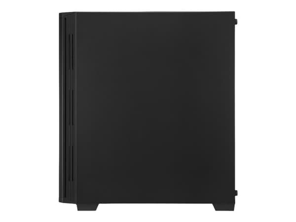 Sharkoon RGB LIT 200, Midi Tower, PC, Musta, ATX, mikro ATX, Mini-ITX, Sininen, Vihreä, Punainen, Kotelotuulettimet, Etu