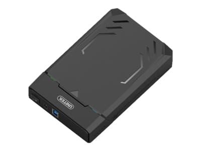 Unitek - Drevkabinett - 2,5" / 3,5" delt - SATA - USB 3.0 Sort