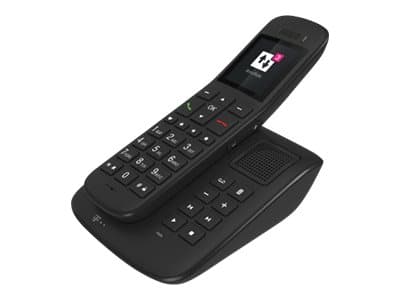 Deutsche Telekom Sinus A 32 - Trådløs telefon - svarersystem - DECT\GAP\CAT-iq - ibenholt