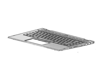 HP L18953-041, Kabinett + tastatur, Tysk, Bakgrunnsbelyst tastatur, HP, Pavilion x360 14m-cd