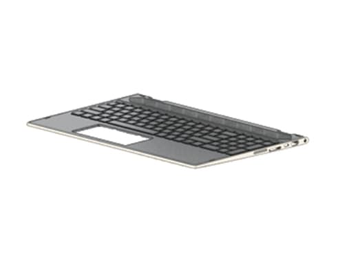 HP L20849-041, Underhölje + tangentbord, tyska, Tangentbord med bakgrundsbelysning, HP, Pavilion x360 15