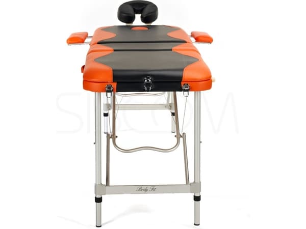 Bodyfit Massagebädd 3-segmentig aluminium svart och orange (1037)