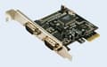 Pikkukuva 4 / 5: LogiLink PCI Express -liitäntäkortti Serial 2x - Sarjasovitin - PCIe - RS-232 x 2 - vihreä