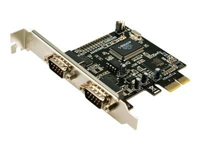 LogiLink PCI Express -liitäntäkortti Serial 2x - Sarjasovitin - PCIe - RS-232 x 2 - vihreä